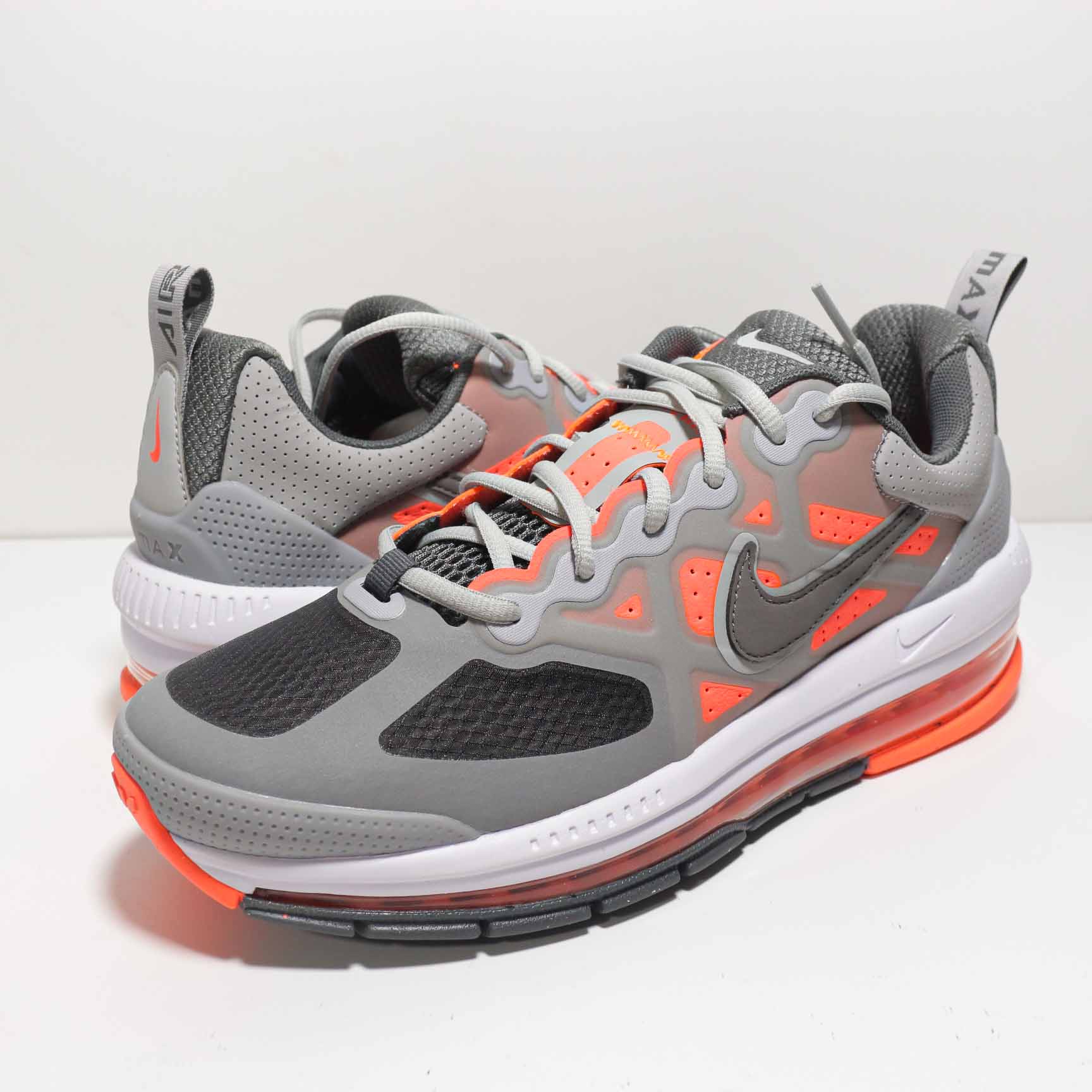 Nike Air Max Genome Grey Black Orange Shoes